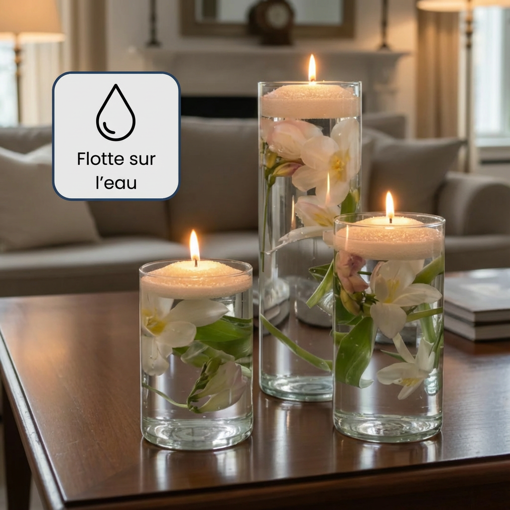 Bougie perlée Calmora | Édition de Noël