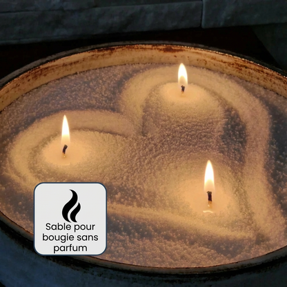 Bougie perlée Calmora | Édition de Noël