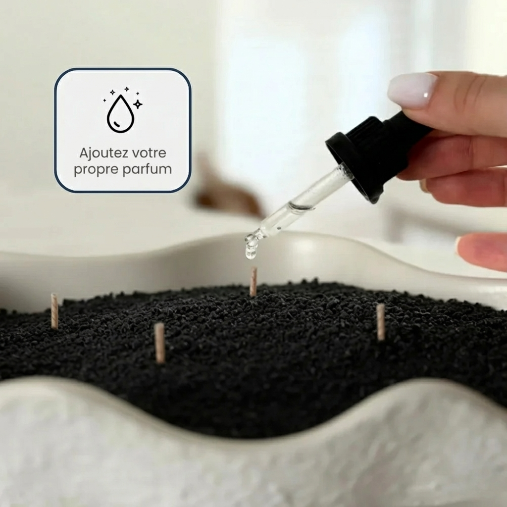 Bougie perlée Calmora | Édition de Noël